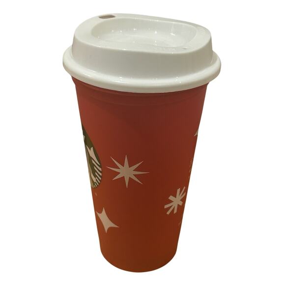Starbucks 2022 Holiday Limited Edition 25 Years Reusable Plastic 16 oz Cup - Picture 2 of 8